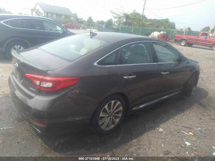 VIN 5NPE34AF2FH252805 2015 HYUNDAI SONATA no.4