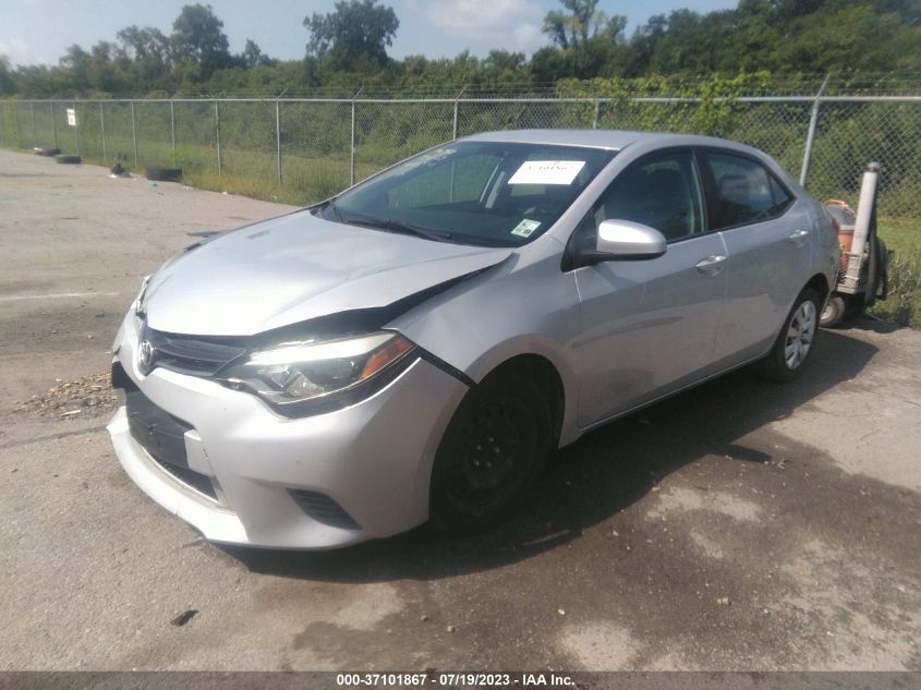 2016 TOYOTA COROLLA L/LE/S/S PLUS/LE PLUS - 2T1BURHE2GC646304