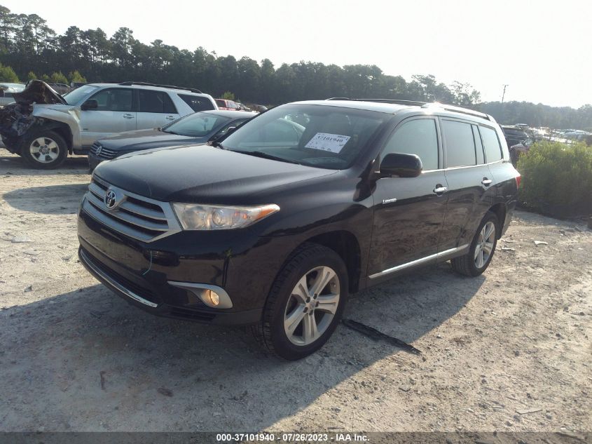 2013 TOYOTA HIGHLANDER LIMITED - 5TDYK3EHXDS119481