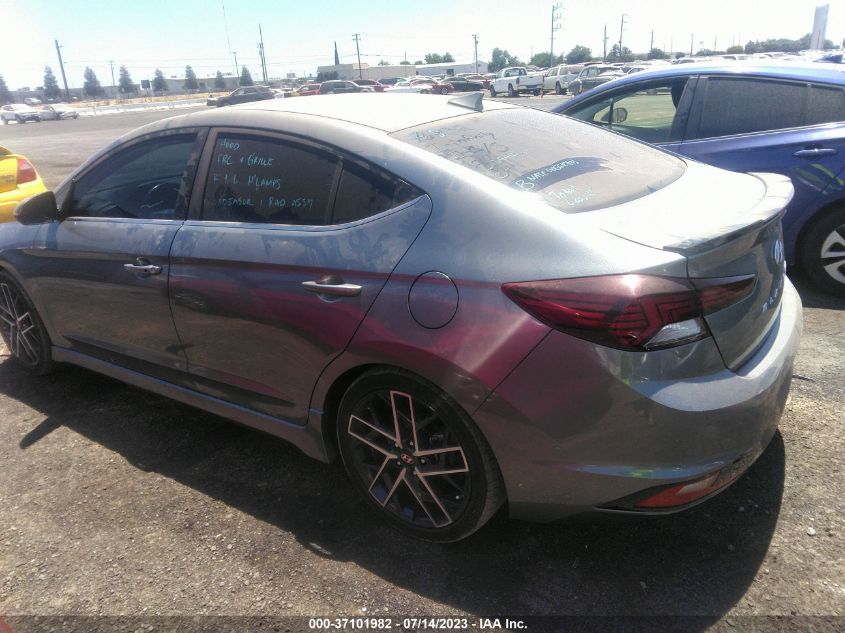 2019 HYUNDAI ELANTRA SPORT - KMHD04LB8KU816399