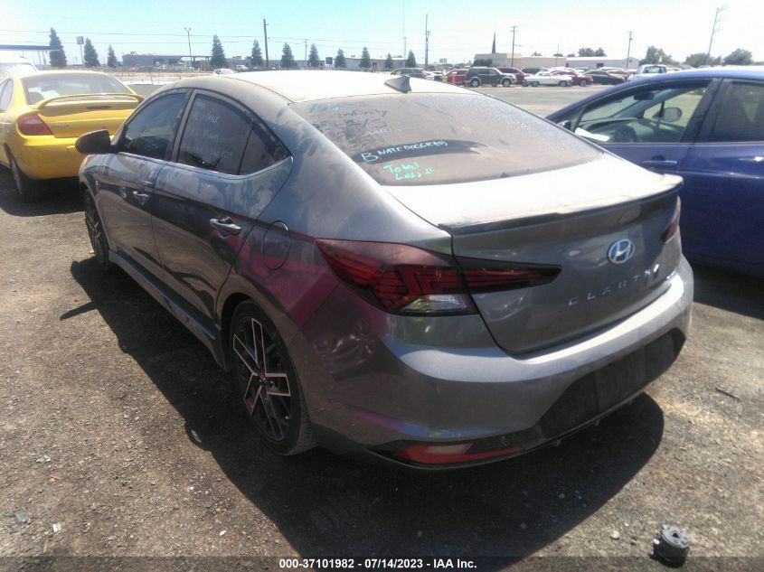 2019 HYUNDAI ELANTRA SPORT - KMHD04LB8KU816399