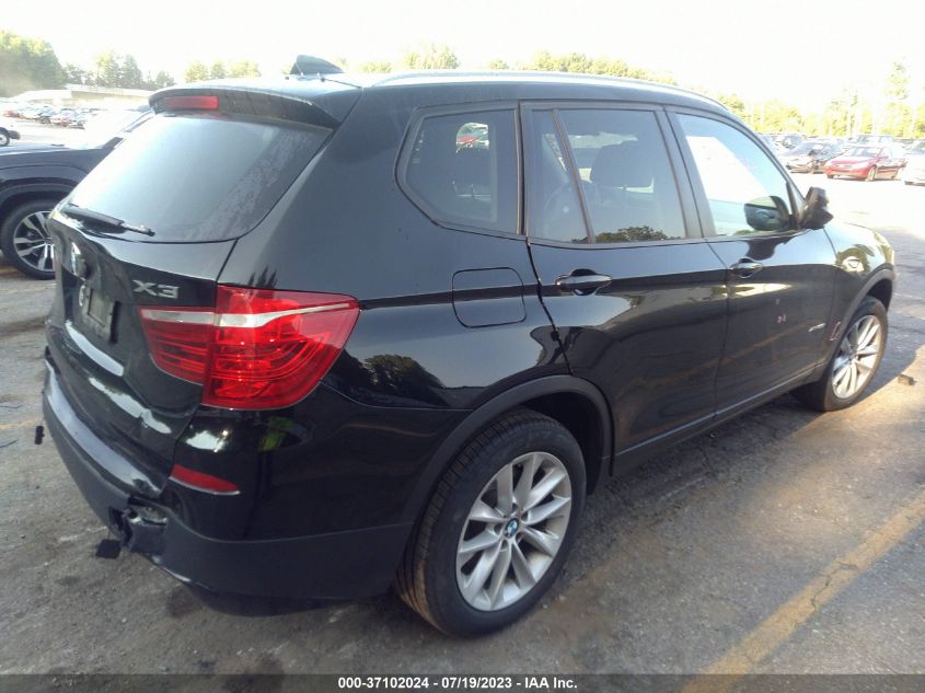 2014 BMW X3 XDRIVE28I - 5UXWX9C50E0D11616