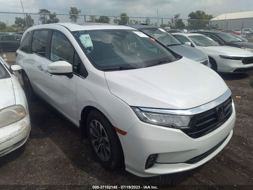 2022 HONDA ODYSSEY EX-L - 5FNRL6H76NB032706