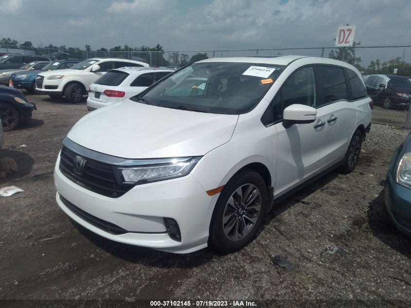 2022 HONDA ODYSSEY EX-L - 5FNRL6H76NB032706