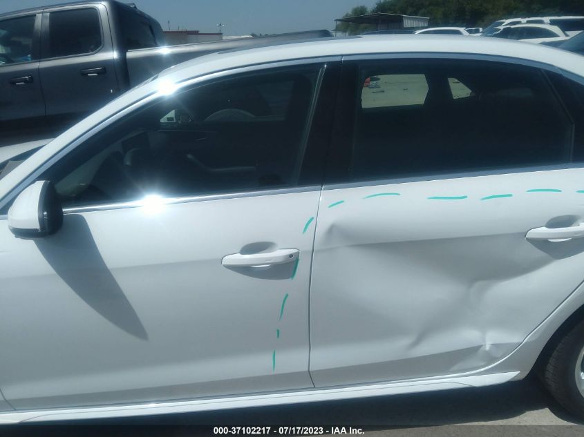 2023 AUDI A4 SEDAN S LINE PREMIUM PLUS - WAUEAAF49PN002214
