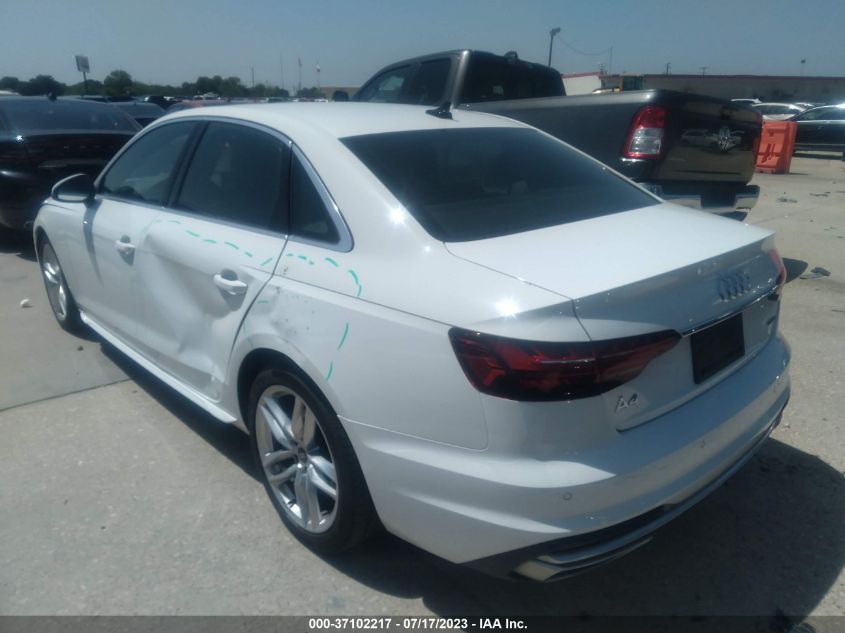 2023 AUDI A4 SEDAN S LINE PREMIUM PLUS - WAUEAAF49PN002214
