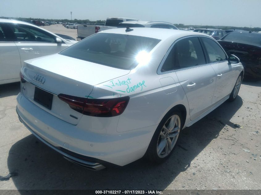 2023 AUDI A4 SEDAN S LINE PREMIUM PLUS - WAUEAAF49PN002214