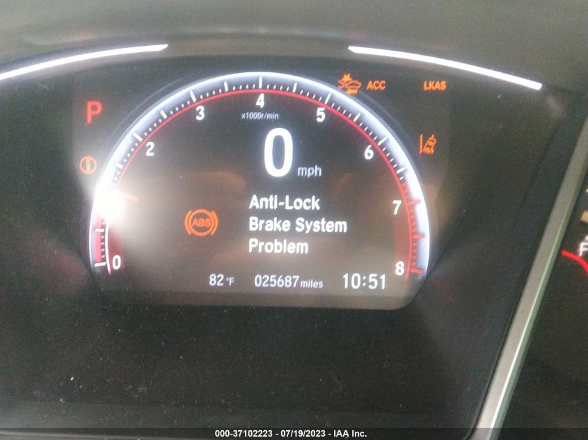 2019 HONDA CIVIC SEDAN SPORT - 2HGFC2F82KH604529