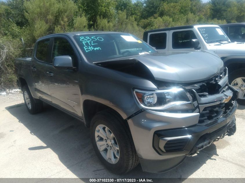 2021 CHEVROLET COLORADO 4WD LT - 1GCGTCEN8M1151132