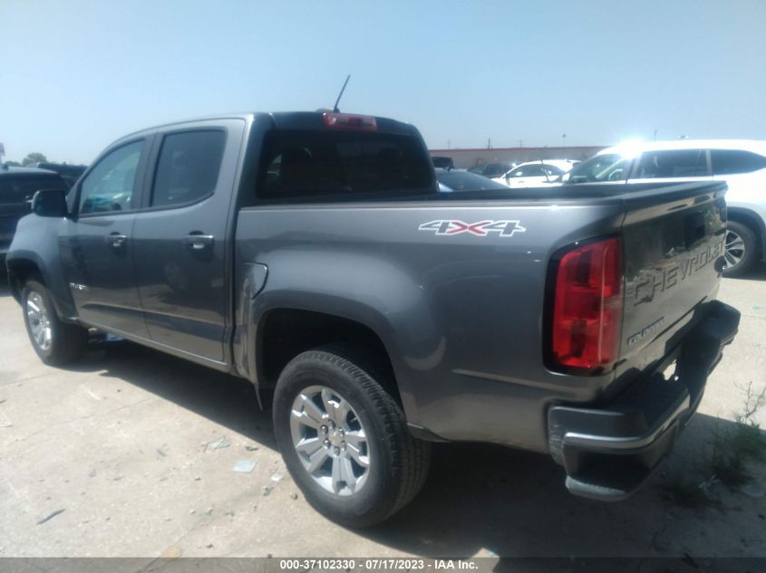 2021 CHEVROLET COLORADO 4WD LT - 1GCGTCEN8M1151132