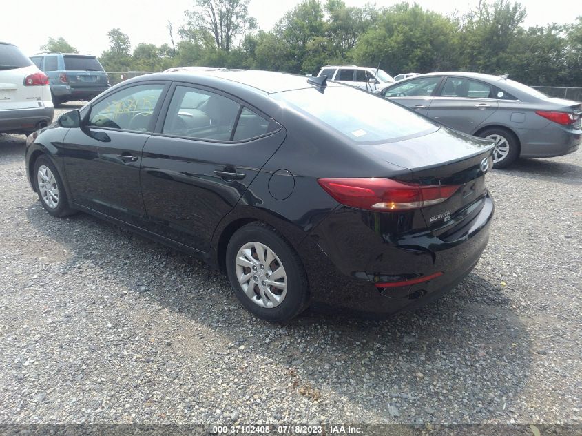 2017 HYUNDAI ELANTRA SE - 5NPD74LF7HH133860