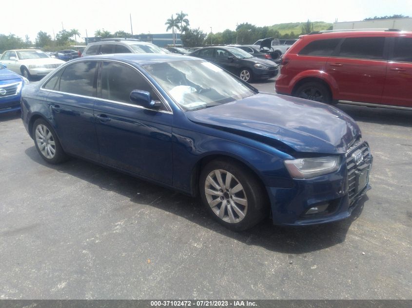 2013 AUDI A4 PREMIUM PLUS - WAUFFAFL5DN033856
