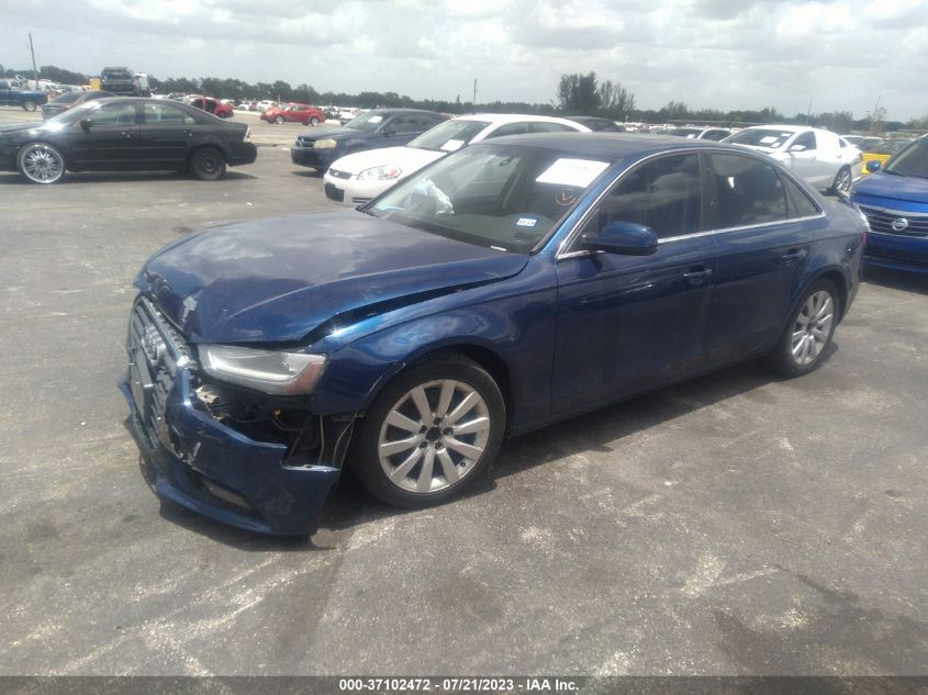 2013 AUDI A4 PREMIUM PLUS - WAUFFAFL5DN033856