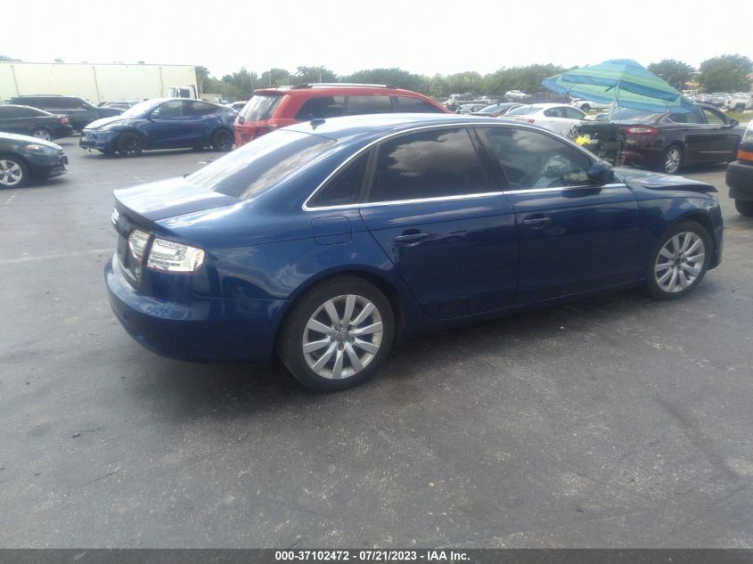 2013 AUDI A4 PREMIUM PLUS - WAUFFAFL5DN033856