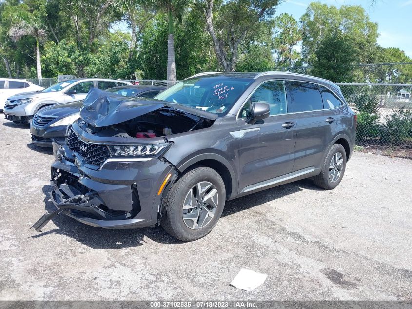 2022 KIA SORENTO HYBRID S KNDRG4LG3N5081248