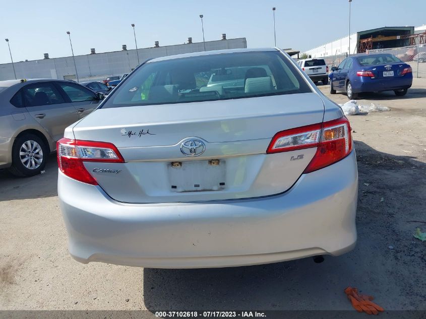 2013 TOYOTA CAMRY L/LE/SE/XLE - 4T1BF1FK6DU250570