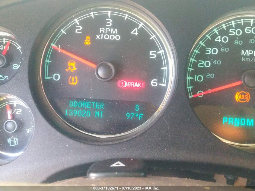 2013 CHEVROLET SILVERADO 1500 LTZ - 3GCPKTE74DG216032