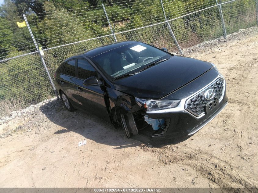 2021 HYUNDAI IONIQ HYBRID BLUE - KMHC65LC3MU261020