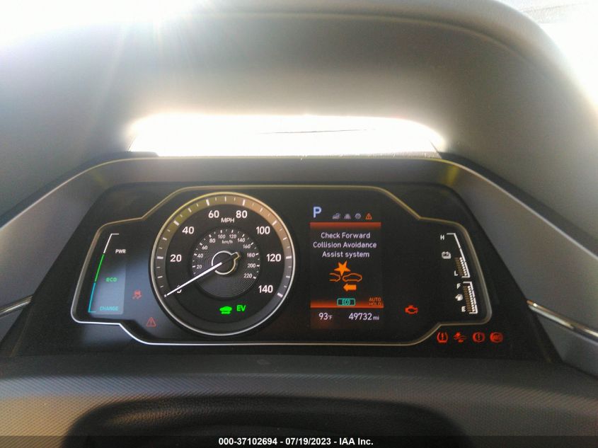 2021 HYUNDAI IONIQ HYBRID BLUE - KMHC65LC3MU261020