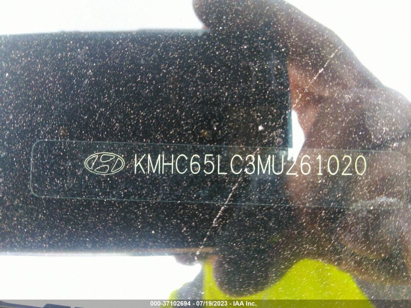 2021 HYUNDAI IONIQ HYBRID BLUE - KMHC65LC3MU261020