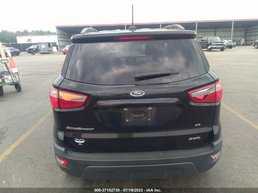 2019 FORD ECOSPORT SE - MAJ6S3GL9KC263567