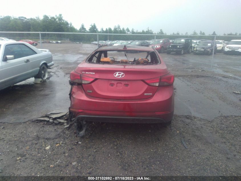 2014 HYUNDAI ELANTRA LIMITED - 5NPDH4AE2EH465644