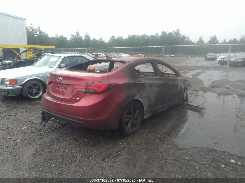 2014 HYUNDAI ELANTRA LIMITED - 5NPDH4AE2EH465644