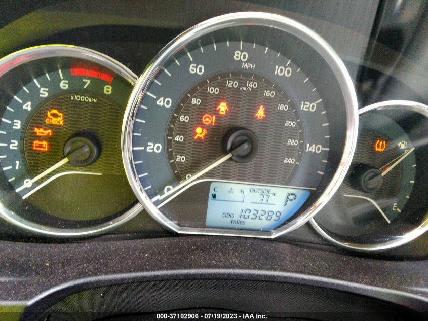 2016 TOYOTA COROLLA L/LE/S/S PLUS/LE PLUS - 5YFBURHE5GP504643