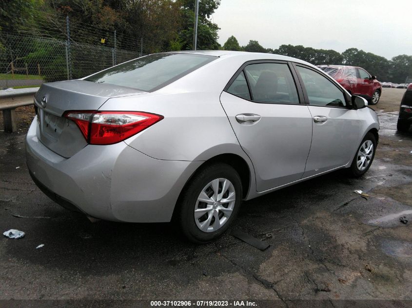 2016 TOYOTA COROLLA L/LE/S/S PLUS/LE PLUS - 5YFBURHE5GP504643
