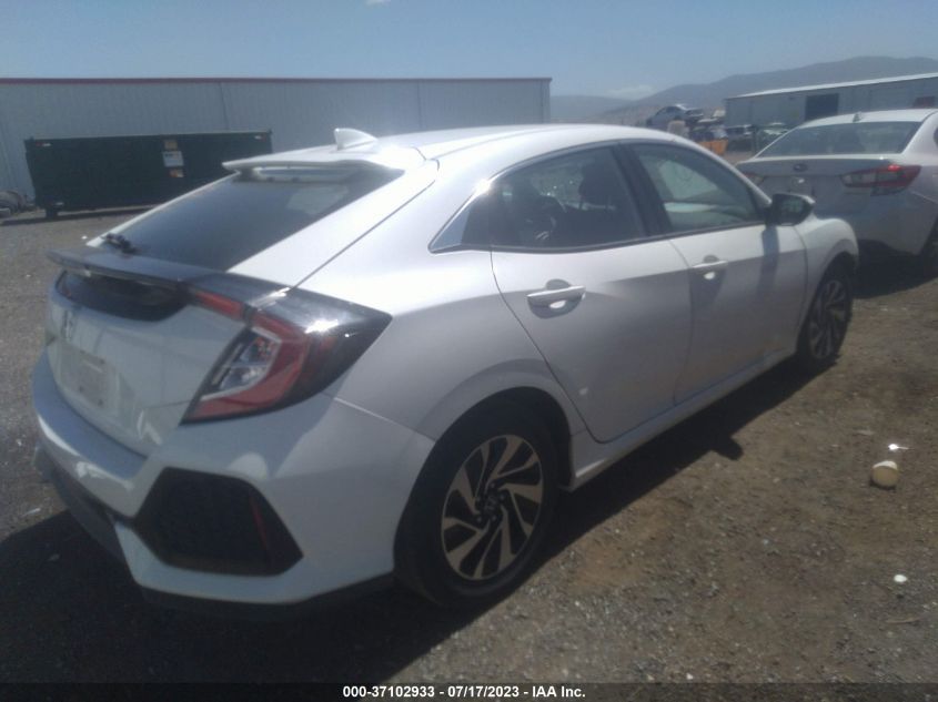 2018 HONDA CIVIC HATCHBACK LX - SHHFK7H21JU215441