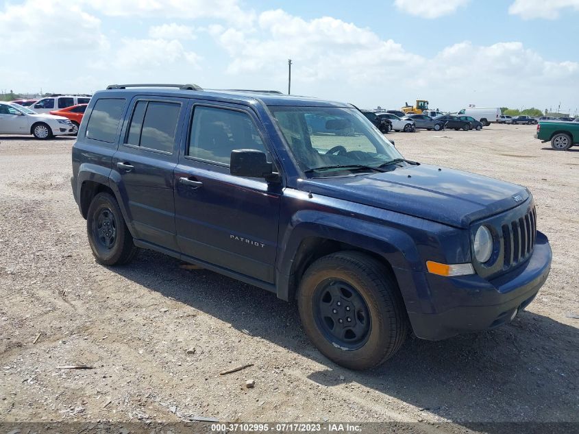 2016 JEEP PATRIOT SPORT - 1C4NJPBA4GD562326