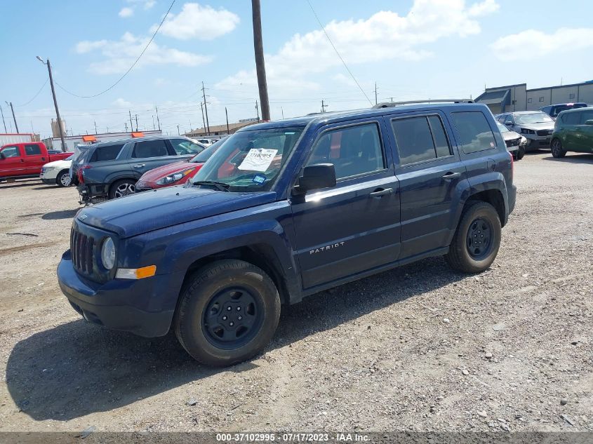 2016 JEEP PATRIOT SPORT - 1C4NJPBA4GD562326