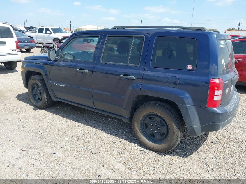 2016 JEEP PATRIOT SPORT - 1C4NJPBA4GD562326