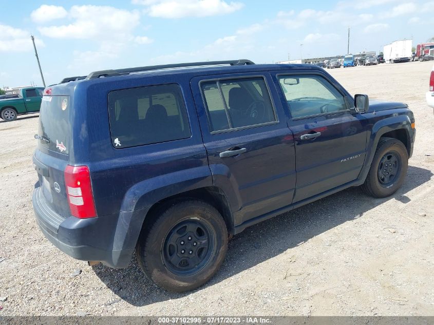 2016 JEEP PATRIOT SPORT - 1C4NJPBA4GD562326