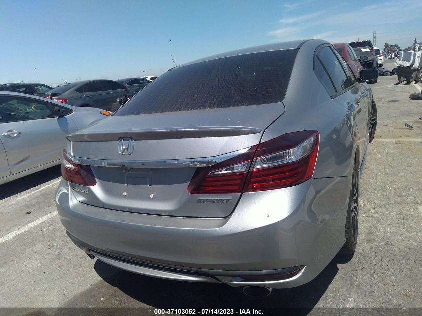 2017 HONDA ACCORD SEDAN SPORT - 1HGCR2F54HA136110