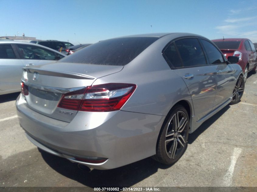 2017 HONDA ACCORD SEDAN SPORT - 1HGCR2F54HA136110