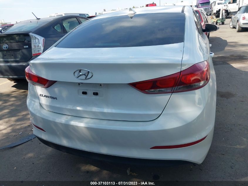 2017 HYUNDAI ELANTRA LIMITED/SE/VALUE EDITION - 5NPD84LFNHH147322