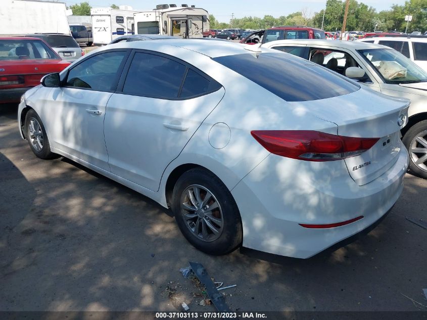 2017 HYUNDAI ELANTRA LIMITED/SE/VALUE EDITION - 5NPD84LFNHH147322