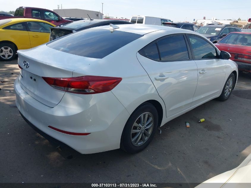 2017 HYUNDAI ELANTRA LIMITED/SE/VALUE EDITION - 5NPD84LFNHH147322