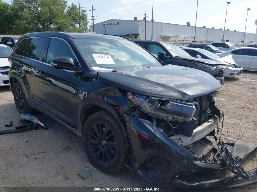 2019 TOYOTA HIGHLANDER SE/XLE - 5TDKZRFH4KS552732