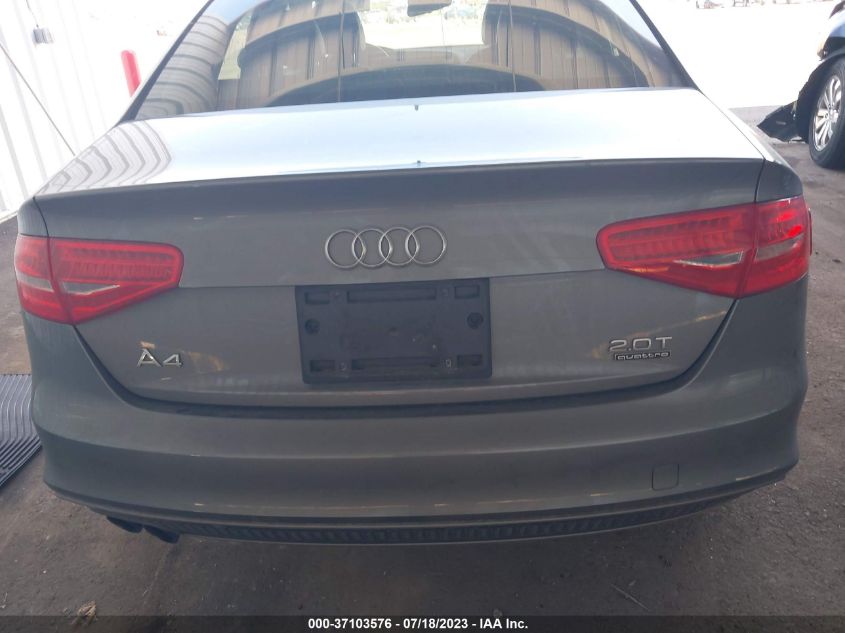 2015 AUDI A4 PREMIUM - WAUBFAFL1FN022399