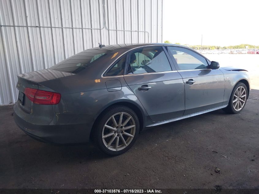 2015 AUDI A4 PREMIUM - WAUBFAFL1FN022399
