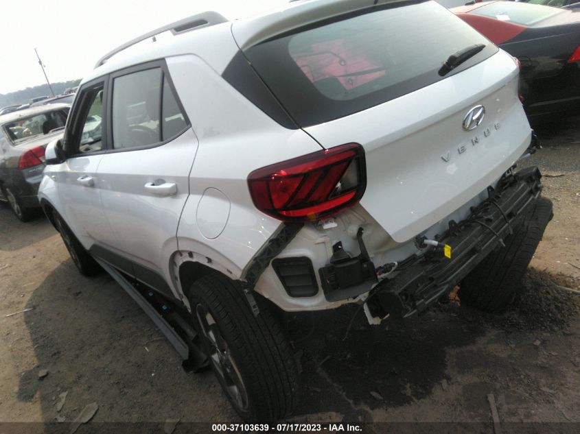 2022 HYUNDAI VENUE SEL - KMHRC8A35NU207629