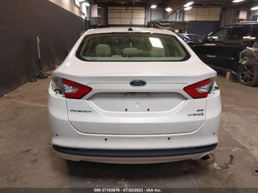 2014 FORD FUSION SE HYBRID - 3FA6P0LU9ER348476