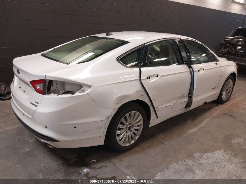 2014 FORD FUSION SE HYBRID - 3FA6P0LU9ER348476