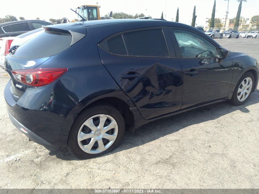2015 MAZDA MAZDA3 I SPORT - 3MZBM1K70FM191676