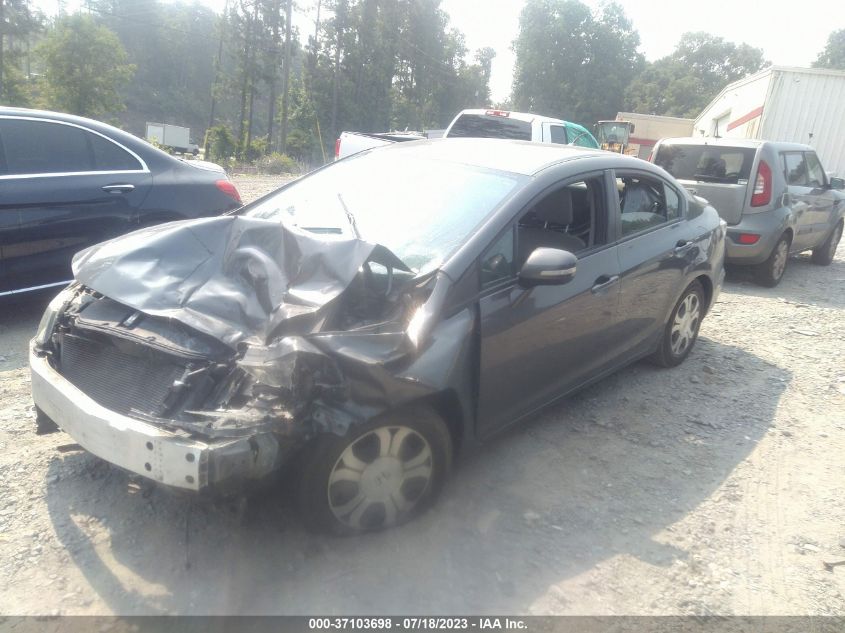 2013 HONDA CIVIC HYBRID 19XFB4F30DE003331