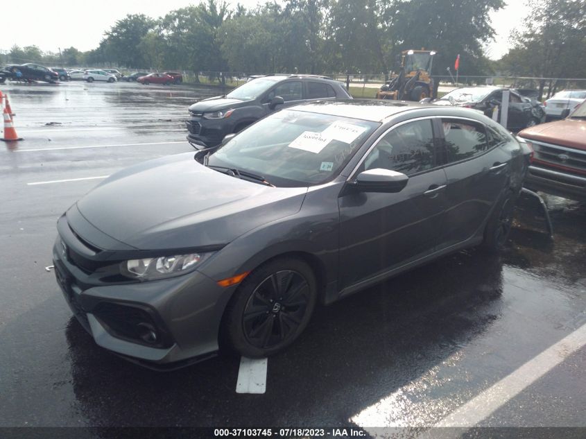 2019 HONDA CIVIC HATCHBACK EX - SHHFK7H65KU408910