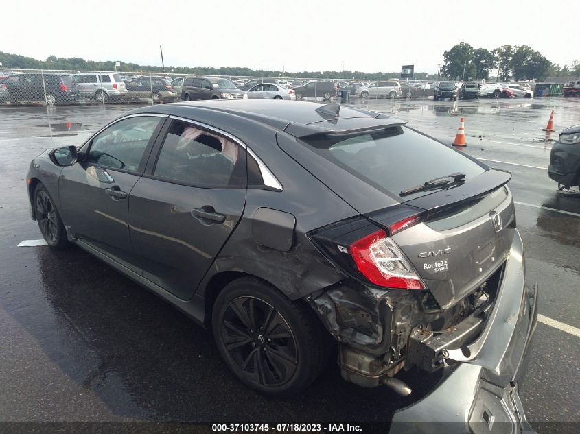 2019 HONDA CIVIC HATCHBACK EX - SHHFK7H65KU408910