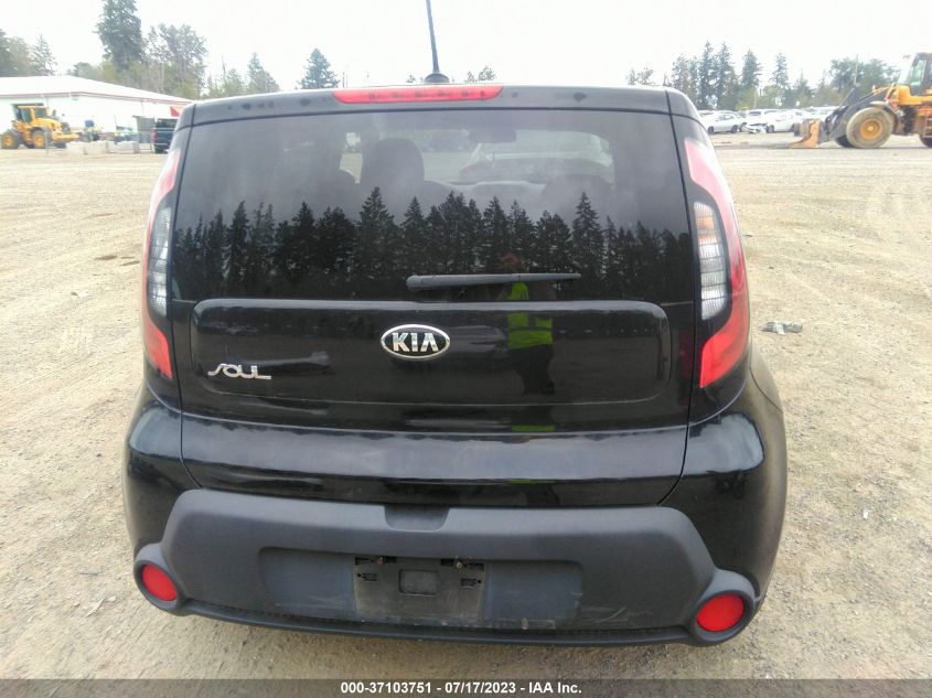 2016 KIA SOUL BASE - KNDJN2A25G7844537
